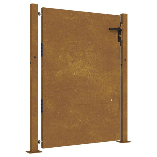 Gartentor 105x155 cm Cortenstahl