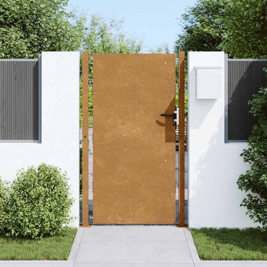 Gartentor 105x205 cm Cortenstahl