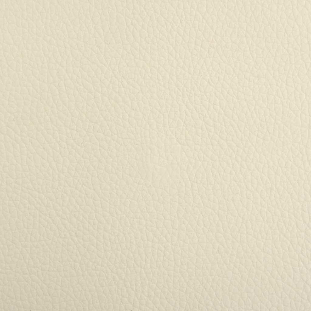 Hundebett Creme 70x45x30 cm Kunstleder