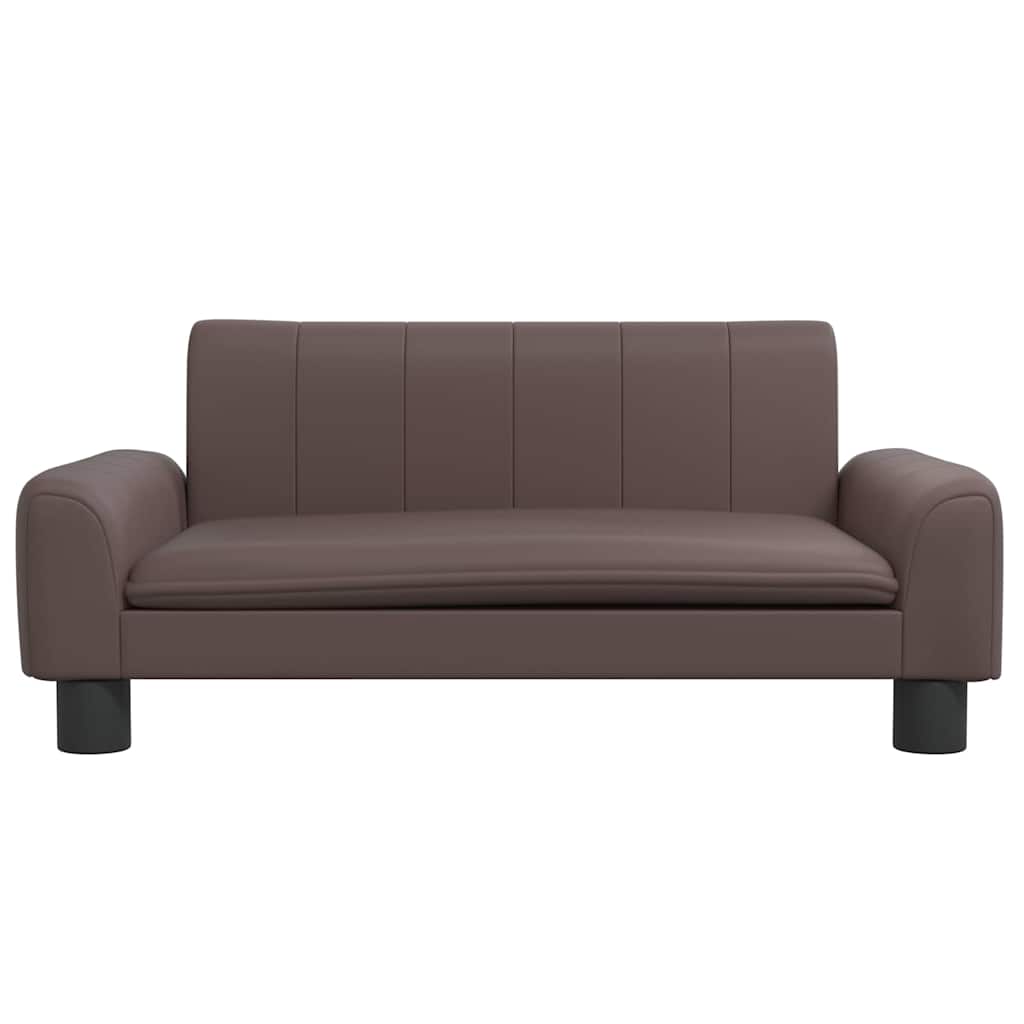 Hundebett Braun 70x45x30 cm Kunstleder