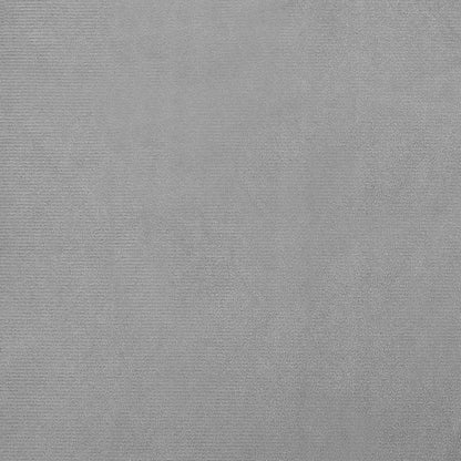 Hundebett Hellgrau 70x45x30 cm Samt