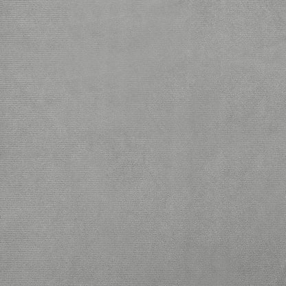 Hundebett Hellgrau 70x45x26,5 cm Samt