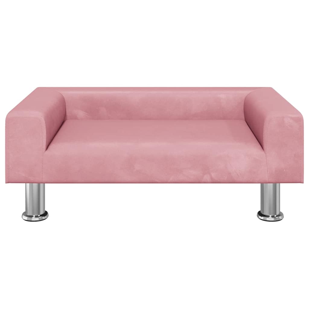 Hundebett Rosa 70x45x26,5 cm Samt