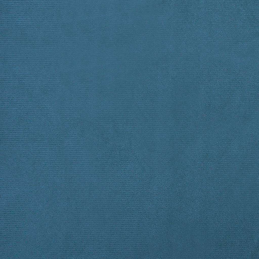Hundebett Blau 50x40x26,5 cm Samt