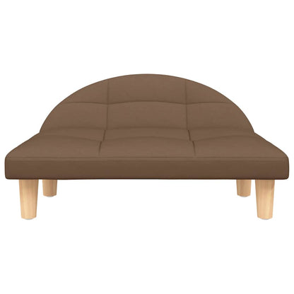 Hundebett Braun 70x52x30 cm Stoff