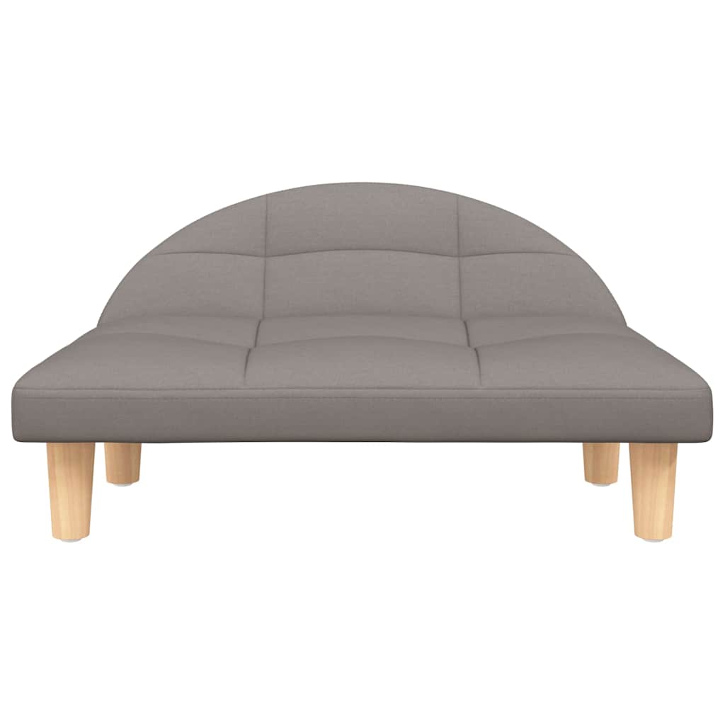 Hundebett Taupe 70x52x30 cm Stoff