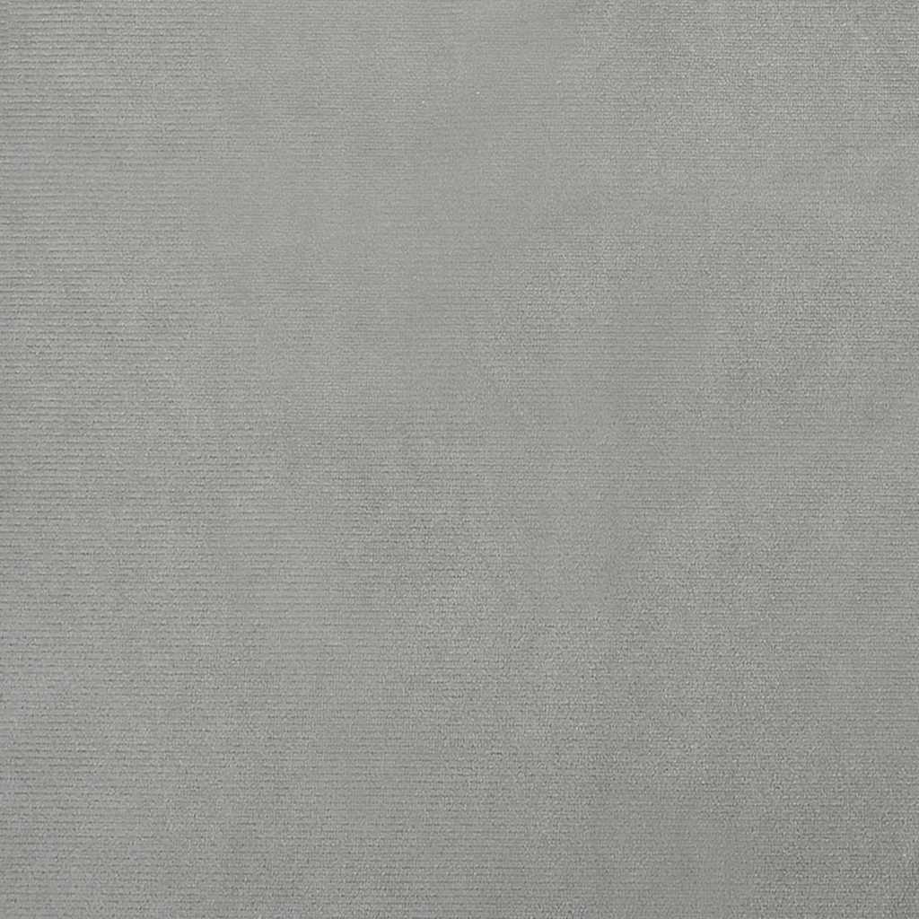 Hundebett Hellgrau 70x52x30 cm Samt