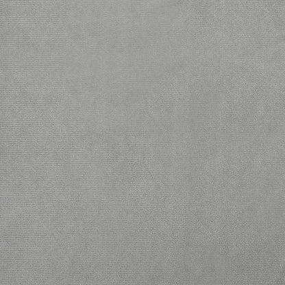 Hundebett Hellgrau 70x52x30 cm Samt