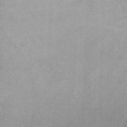 Hundebett Hellgrau 70x40x24 cm Samt