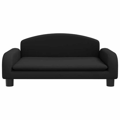 Hundebett Schwarz 70x45x30 cm Stoff