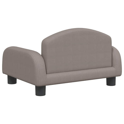 Hundebett Taupe 50x40x30 cm Stoff