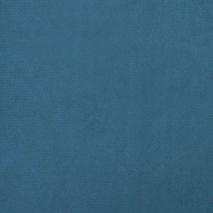 Hundebett Blau 100x54x33 cm Samt