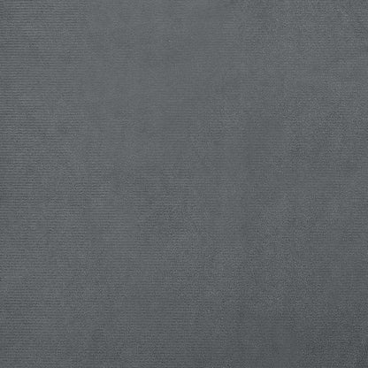 Hundebett Dunkelgrau 100x54x33 cm Samt