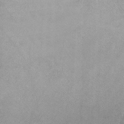 Hundebett Hellgrau 70x45x33 cm Samt
