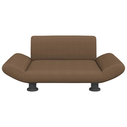 Hundebett Braun 70x45x28 cm Stoff