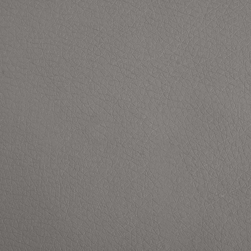 Hundebett mit Verlängerung Grau 100x50x30 cm Kunstleder