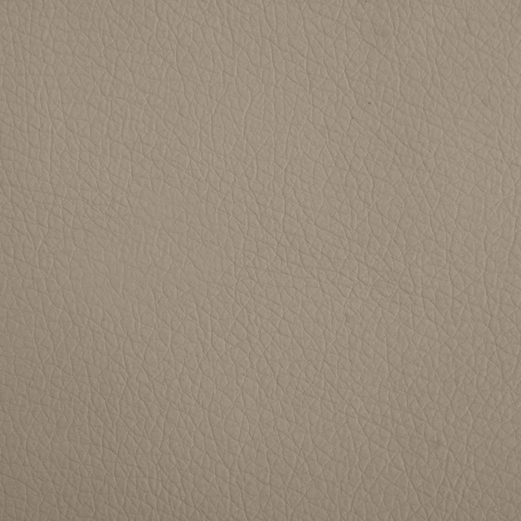 Hundebett mit Verlängerung Cappuccino 100x50x30 cm Kunstleder