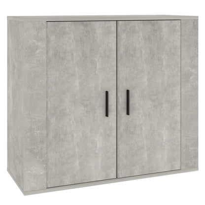 Sideboard Betongrau 80x33x70 cm Holzwerkstoff