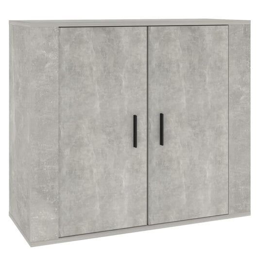 Sideboard Betongrau 80x33x70 cm Holzwerkstoff