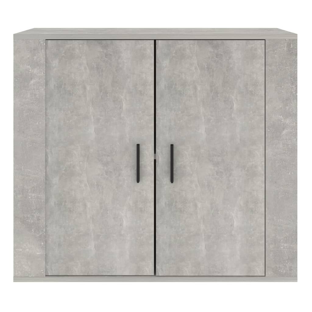 Sideboard Betongrau 80x33x70 cm Holzwerkstoff