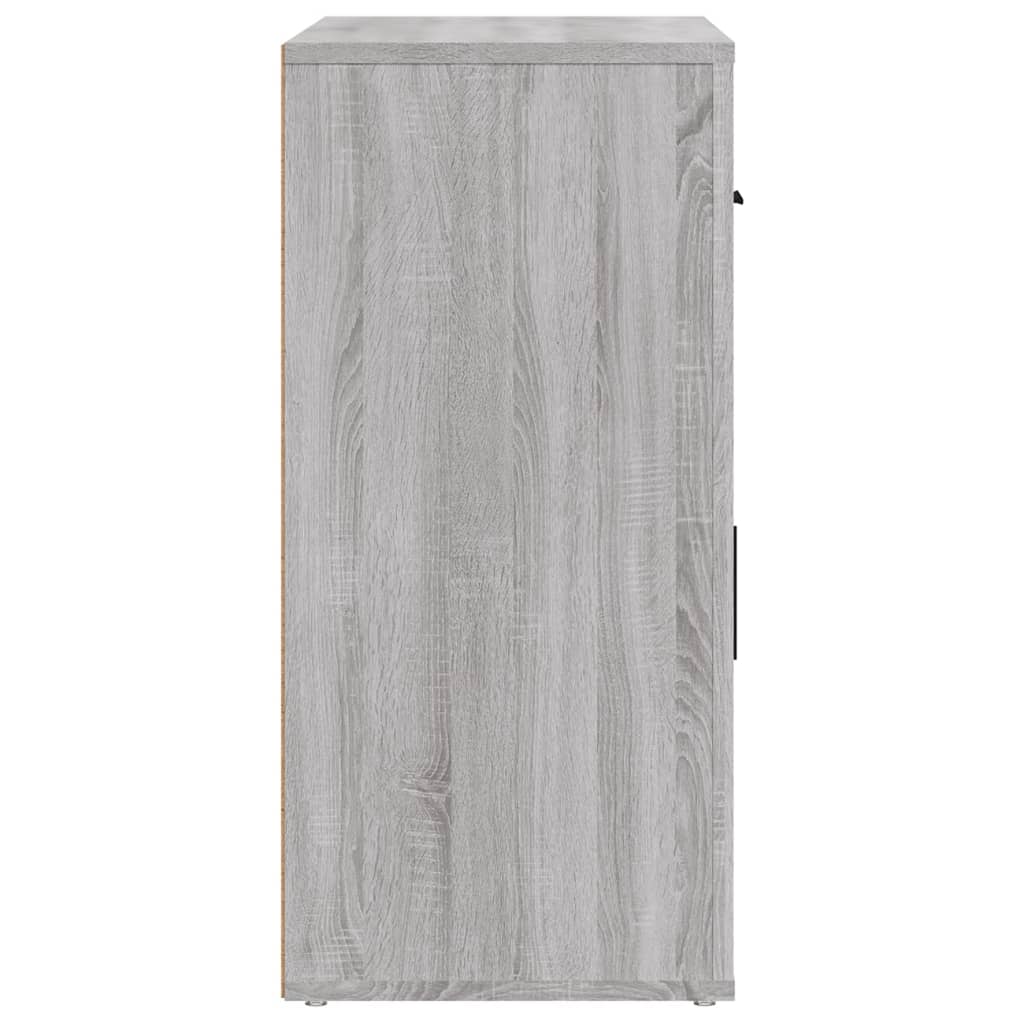 Sideboard Grau Sonoma 80x33x70 cm Holzwerkstoff