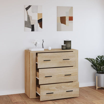Skænk Sonoma Eg 80x33x70 cm Træmateriale