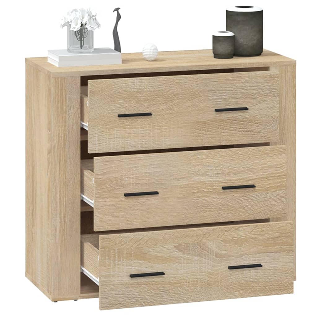Skænk Sonoma Eg 80x33x70 cm Træmateriale