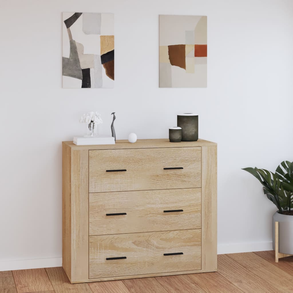 Skænk Sonoma Eg 80x33x70 cm Træmateriale
