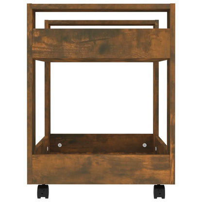 Bürowagen Räuchereiche 60x45x60 cm Holzwerkstoff