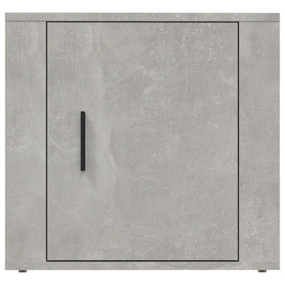 Nachttische 2 Stk. Betongrau 50x39x47 cm