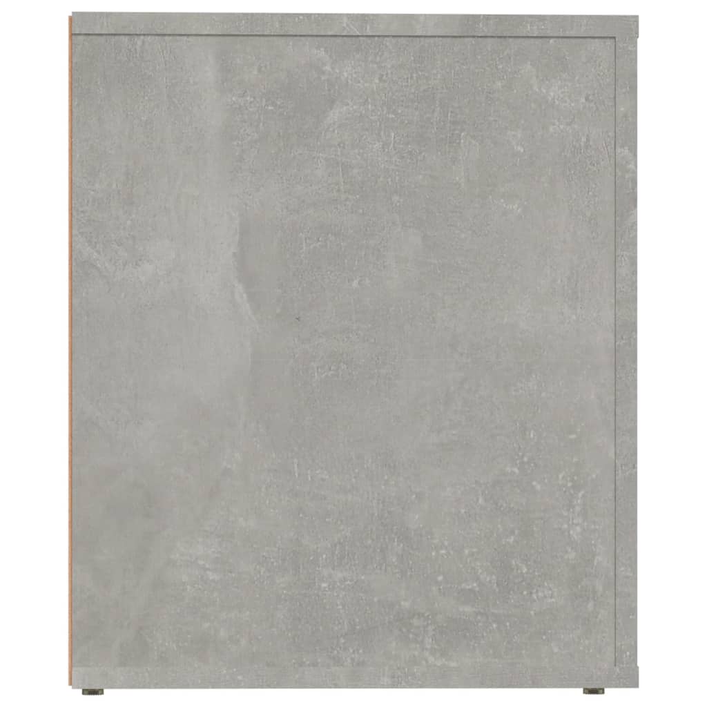 Nachttische 2 Stk. Betongrau 50x39x47 cm