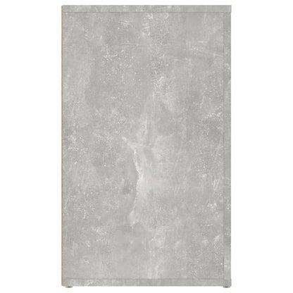 Nachttisch Betongrau 50x36x60 cm Holzwerkstoff