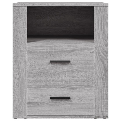 Nachttisch Grau Sonoma 50x36x60 cm Holzwerkstoff