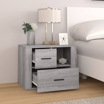 Nachttisch Grau Sonoma 60x36x45 cm Holzwerkstoff