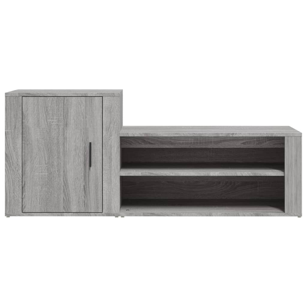 Skoskab Grå Sonoma 130x35x54 cm Træmateriale