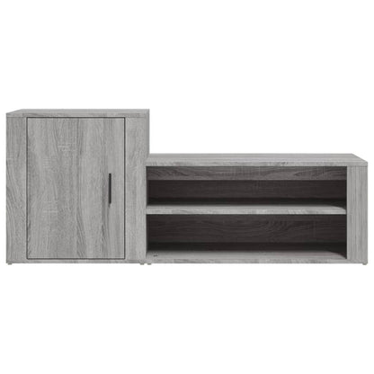 Skoskab Grå Sonoma 130x35x54 cm Træmateriale