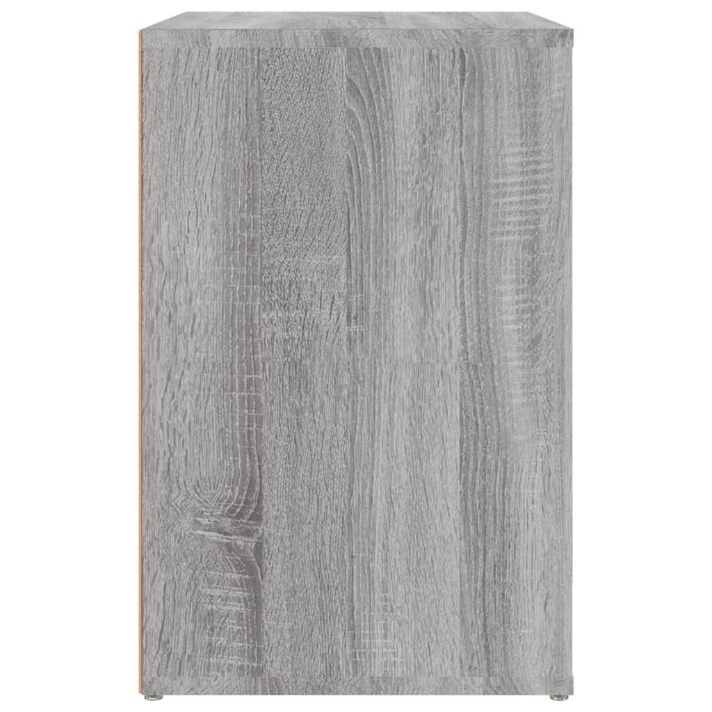 Skoskab Grå Sonoma 130x35x54 cm Træmateriale
