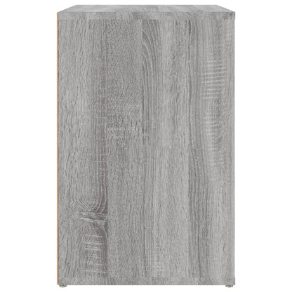 Skoskab Grå Sonoma 130x35x54 cm Træmateriale
