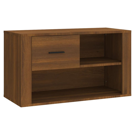 Skoskab Brun Eg Look 80x35x45 cm Træmateriale
