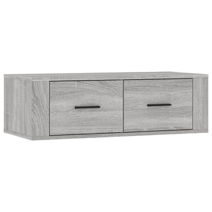 TV vægskab grå Sonoma 80x36x25 cm træmateriale