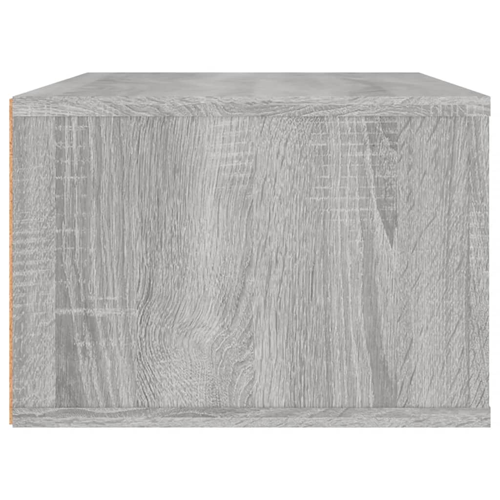 TV vægskab grå Sonoma 80x36x25 cm træmateriale