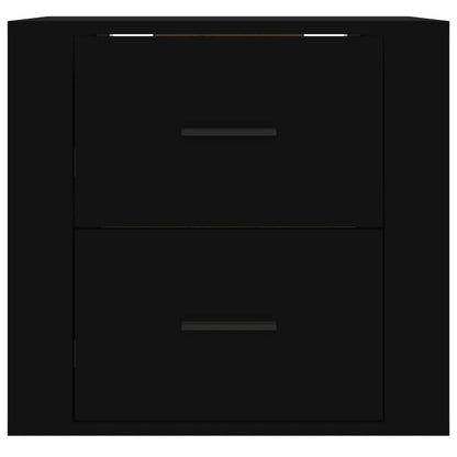 Wand-Nachttisch Schwarz 50x36x47 cm