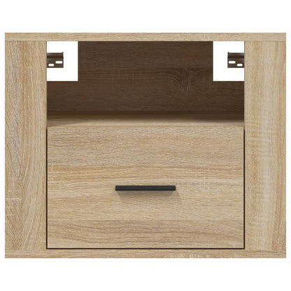 Væghængt sengebord Sonoma eg 50x36x40 cm