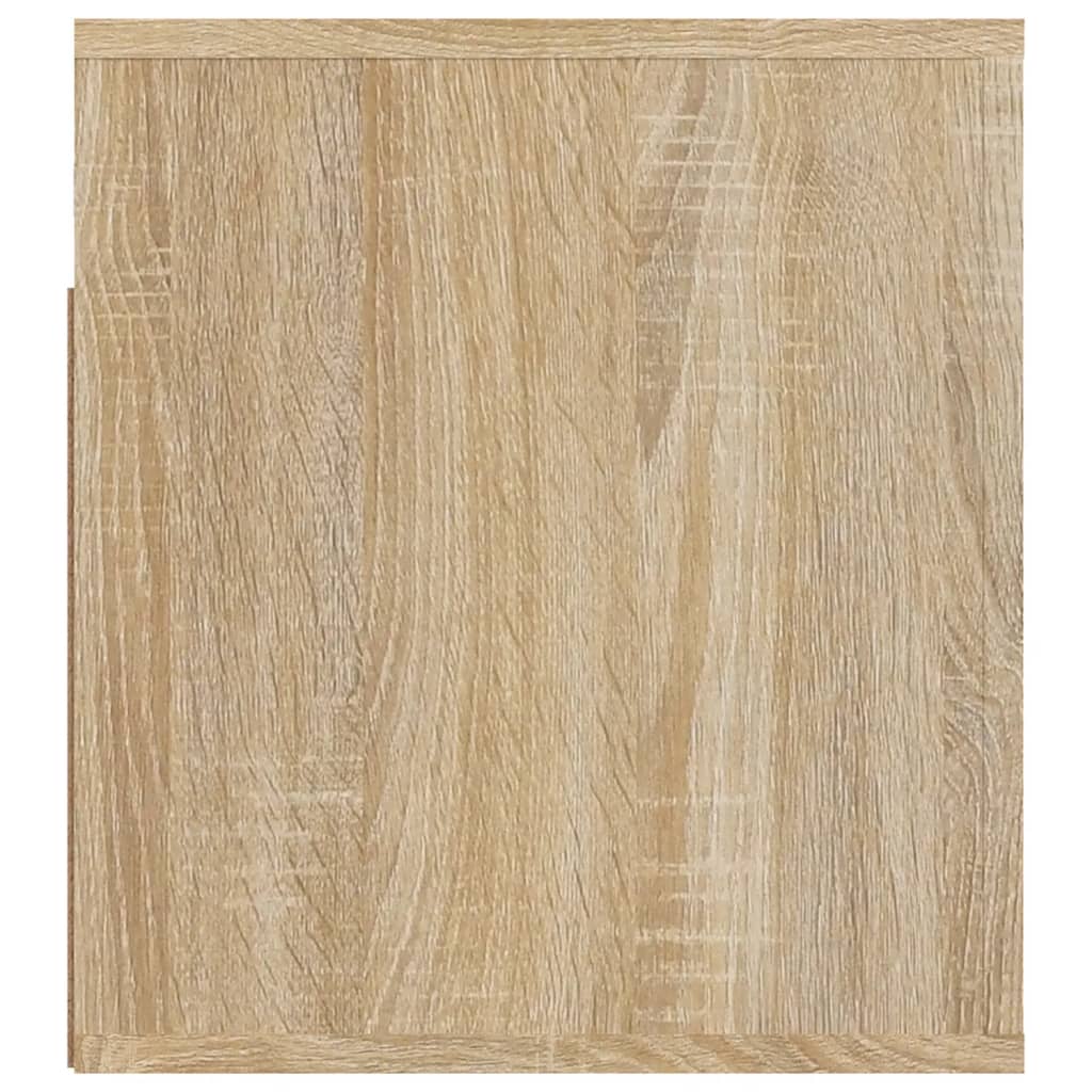 Væghængt sengebord Sonoma eg 50x36x40 cm