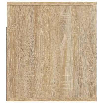 Væghængt sengebord Sonoma eg 50x36x40 cm