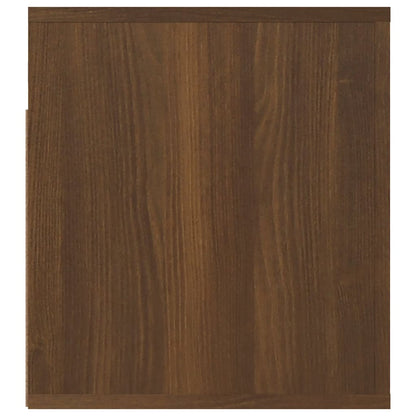 Wand-Nachttisch Braun Eichen-Optik 50x36x40 cm