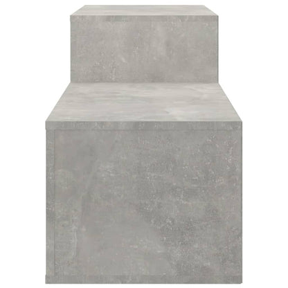 Schuhschrank Betongrau 150x35x45 cm Holzwerkstoff