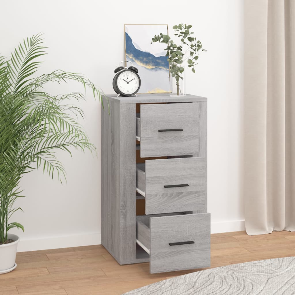 Sideboard Grau Sonoma 40x33x70 cm Holzwerkstoff