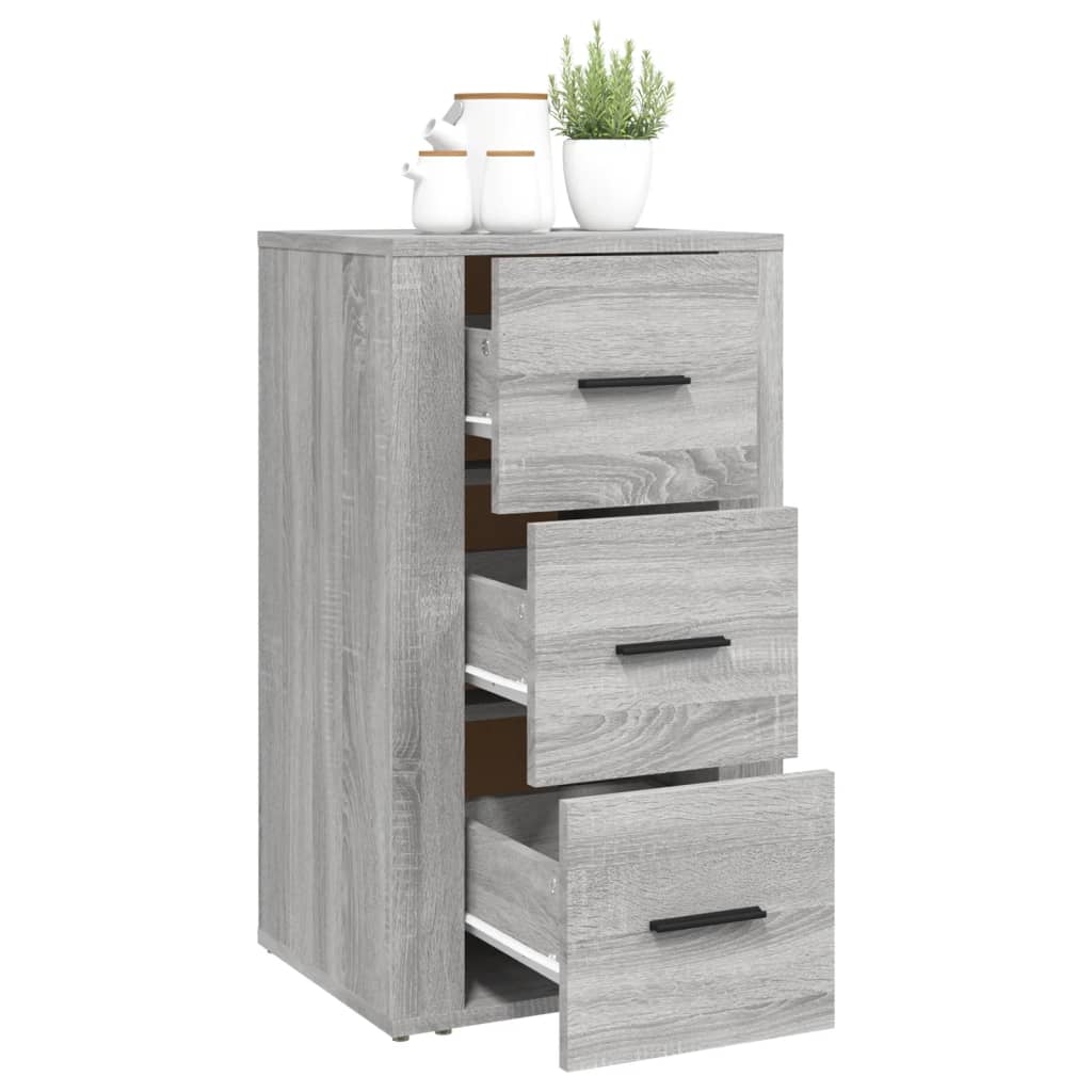Sideboard Grau Sonoma 40x33x70 cm Holzwerkstoff