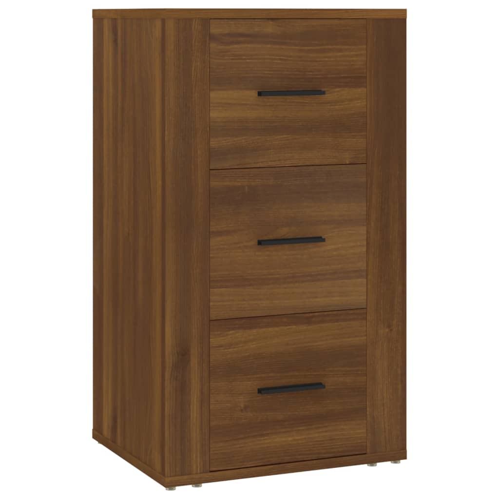 Skænk Brun Eg Look 40x33x70 cm Træmateriale
